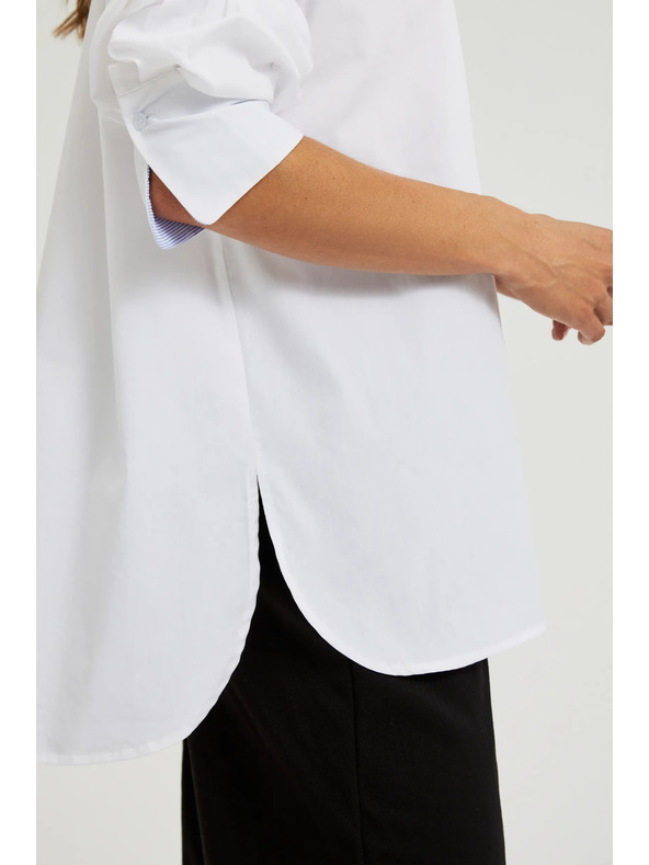 Moodo Bílá dámská košile