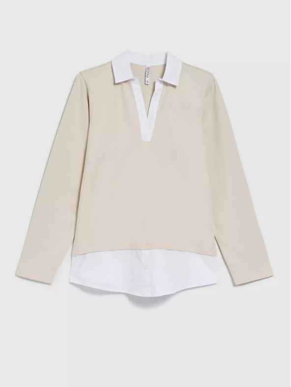 Moodo Béžová dámská mikina