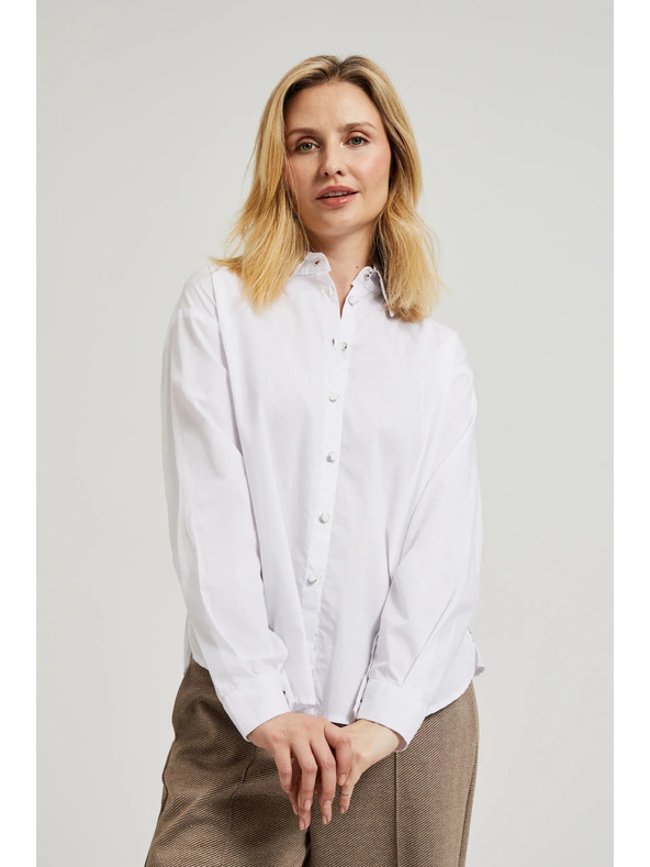 Moodo Bílá dámská košile