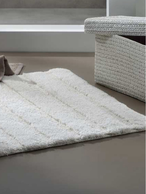 Kela Koupelnová předložka Megan 100x60 cm bavlna stříbrošedá KELA