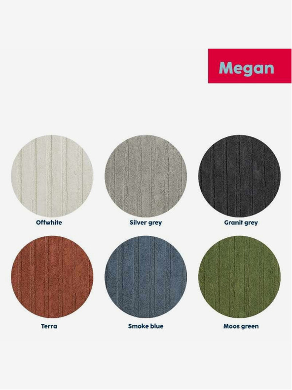 Kela Koupelnová předložka Megan 120x70 cm bavlna terra KELA