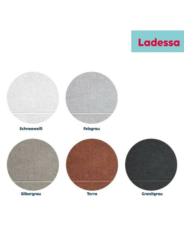 Kela Koupelnová předložka Ladessa 70x50 cm bavlna stříbrno-šedá KELA