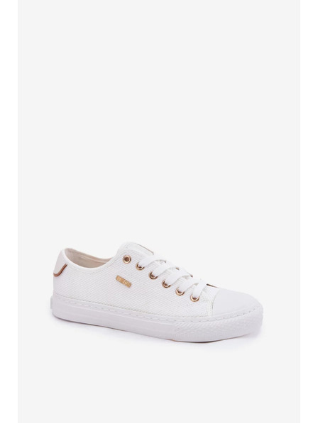 BIG STAR SHOES Dámské plátěné tenisky Big Star – bílé