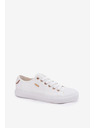 BIG STAR SHOES Dámské plátěné tenisky Big Star – bílé