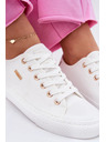 BIG STAR SHOES Dámské plátěné tenisky Big Star – bílé