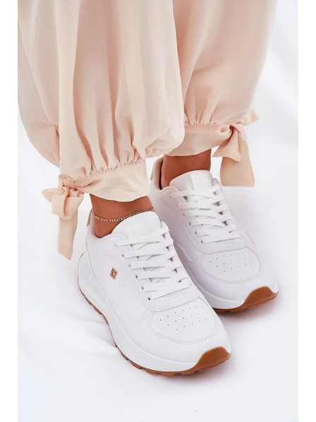 BIG STAR SHOES Dámské stylové boty Big Star HI-POLY SYSTEM – bílé