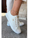 BIG STAR SHOES Dámské tenisky z ECO kůže Big Star – bílé