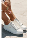 BIG STAR SHOES Dámské tenisky z ECO kůže Big Star – bílé