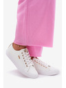 BIG STAR SHOES Dámské tenisky z ECO kůže Big Star – bílé