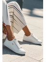 BIG STAR SHOES Dámské tenisky z ECO kůže Big Star – bílé