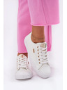 BIG STAR SHOES Dámské tenisky z ECO kůže Big Star – bílé
