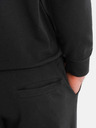 Ombre Clothing Pánská mikina s kapucí + tepláky - černá