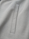 Ombre Clothing Pánská pletená bunda bomber - šedá