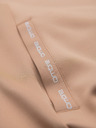 Ombre Clothing Pánská rozepínací mikina s kapucí a lemováním - béžová