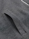 Ombre Clothing Pánská pletená bunda bomber - černá