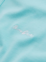 Ombre Clothing Bavlněná polokošile z piké úpletu - modrá
