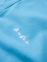 Ombre Clothing Bavlněná polokošile z piké úpletu - světle modrá