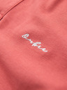 Ombre Clothing Bavlněná polokošile z piké úpletu - korálová