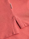 Ombre Clothing Bavlněná polokošile z piké úpletu - korálová