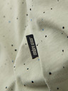 Ombre Clothing Pánské bavlněné tričko s potiskem a kulatým výstřihem - mint