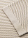 Ombre Clothing Pánské pletené tričko s knoflíky u výstřihu - světle šedé