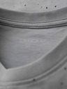 Ombre Clothing Pánské bavlněné tričko s potiskem a kulatým výstřihem - světle šedé