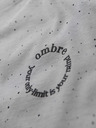 Ombre Clothing Pánské bavlněné tričko s potiskem a kulatým výstřihem - světle šedé