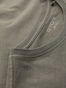 Ombre Clothing Bavlněné tričko s potiskem a kulatým výstřihem - černé