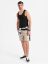 Ombre Clothing Pánské bavlněné basic tričko - černé