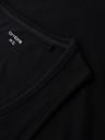 Ombre Clothing Pánské bavlněné basic tričko - černé