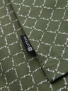 Ombre Clothing Pánské pletené tričko s celoplošným potiskem - olivové