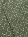 Ombre Clothing Pánské pletené tričko s celoplošným potiskem - olivové