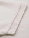 Ombre Clothing Pánská polokošile s výstřihem na zip - bílá
