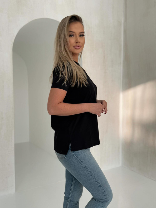 Edoti Oversize tričko černé