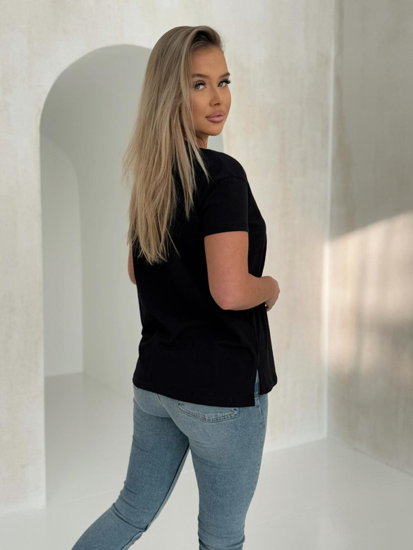 Edoti Oversize tričko černé