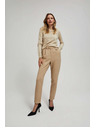Moodo Béžové kalhoty mel