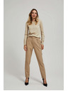 Moodo Béžové kalhoty mel