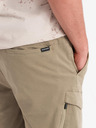 Ombre Clothing Pánské šortky volného střihu s cargo kapsami - světle olivové