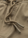 Ombre Clothing Pánské šortky volného střihu s cargo kapsami - světle olivové