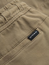 Ombre Clothing Pánské šortky volného střihu s cargo kapsami - světle olivové