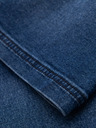 Ombre Clothing Pánské šortky s elastickým pasem a pracím efektem - modré