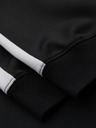 Ombre Clothing Pánské tepláky s kontrastním lemováním - černé
