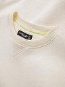 Ombre Clothing Klasická unisex mikina s kulatým výstřihem - krémová