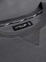 Ombre Clothing Unisex klasická mikina s kulatým výstřihem - šedá