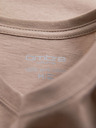 Ombre Clothing Pánské klasické bavlněné tričko BASIC - pískové