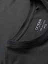 Ombre Clothing Pánské klasické bavlněné tričko BASIC -šedé