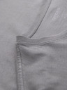 Ombre Clothing Pánské klasické bavlněné tričko BASIC - šedé