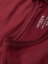 Ombre Clothing Pánské klasické bavlněné tričko BASIC - bordó