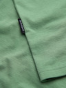 Ombre Clothing Bavlněné klasické pánské tričko BASIC s výstřihem do V - zelené