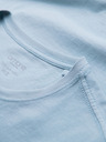 Ombre Clothing Pánské klasické bavlněné tričko BASIC - světle modré